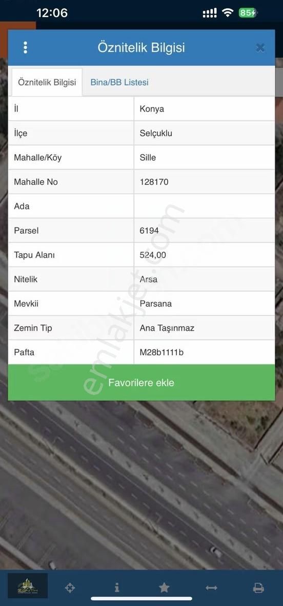 Kahramanlar Caddesi Üzeri 526 M2 Villa Arsası Satılıktır
