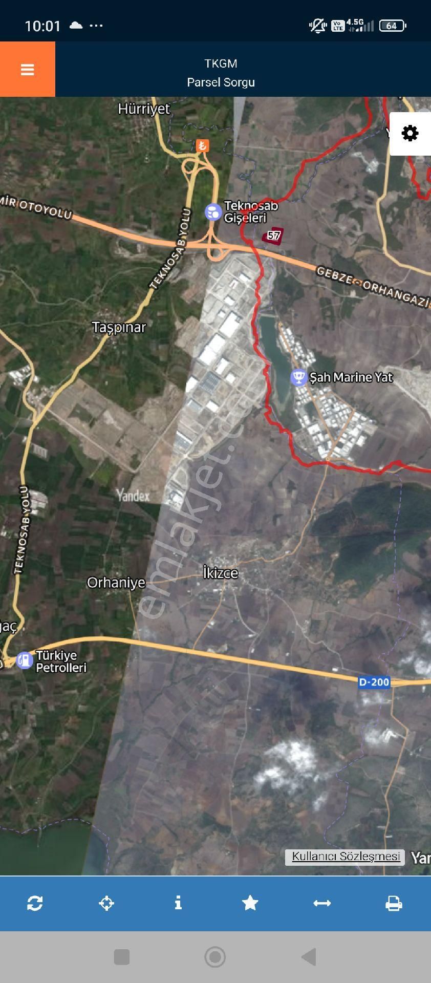 Bursa Nilüfer Badirga Mahallesi Otoban Gişeleri Yanında Satılık 27.700 Mt2 Tarla - Görsel 4