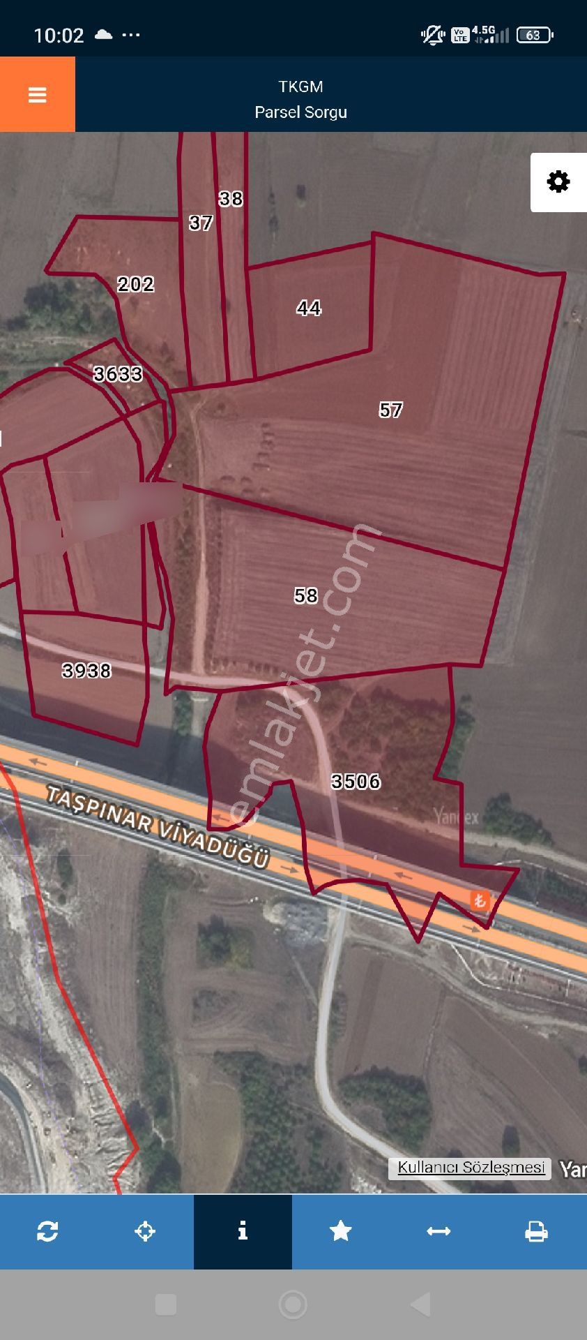 Bursa Nilüfer Badirga Mahallesi Otoban Gişeleri Yanında Satılık 27.700 Mt2 Tarla - Görsel 5