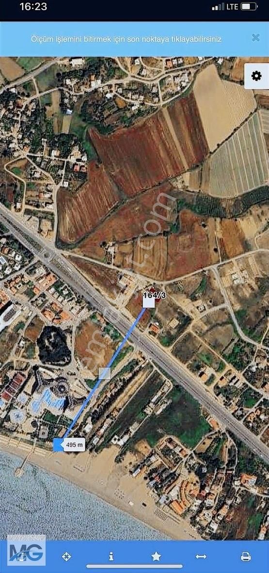 Kızılot Ta Deniz Manzaralı Ticari +konut Müsadeli 590 M2 Arsa