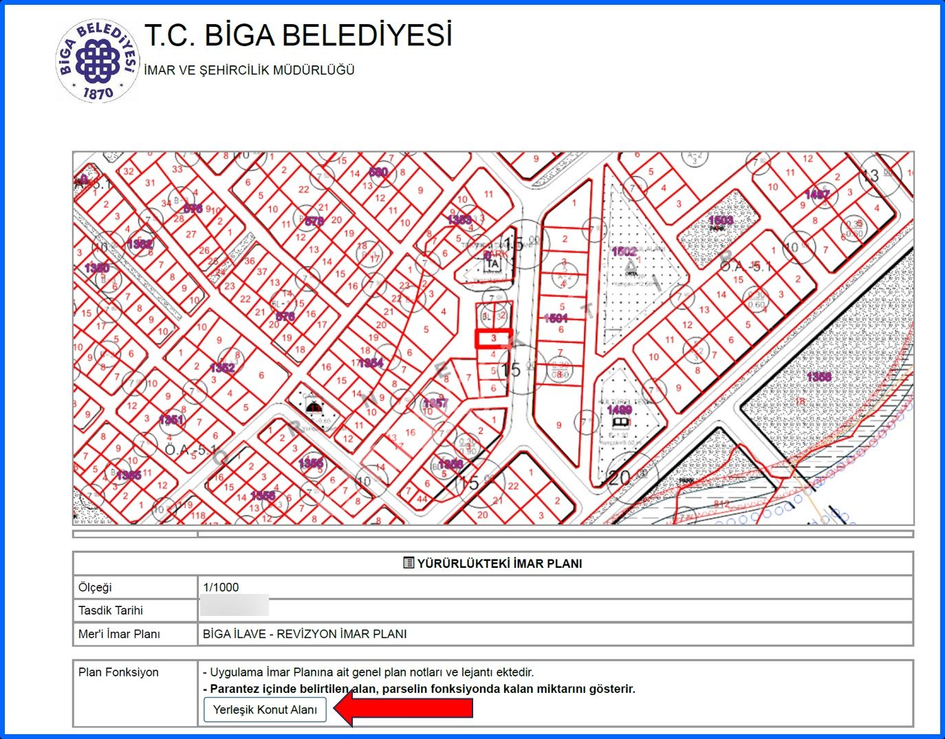 Biga Şirintepe'de 206 M2 Konut İmarlı Arsa - Görsel 14
