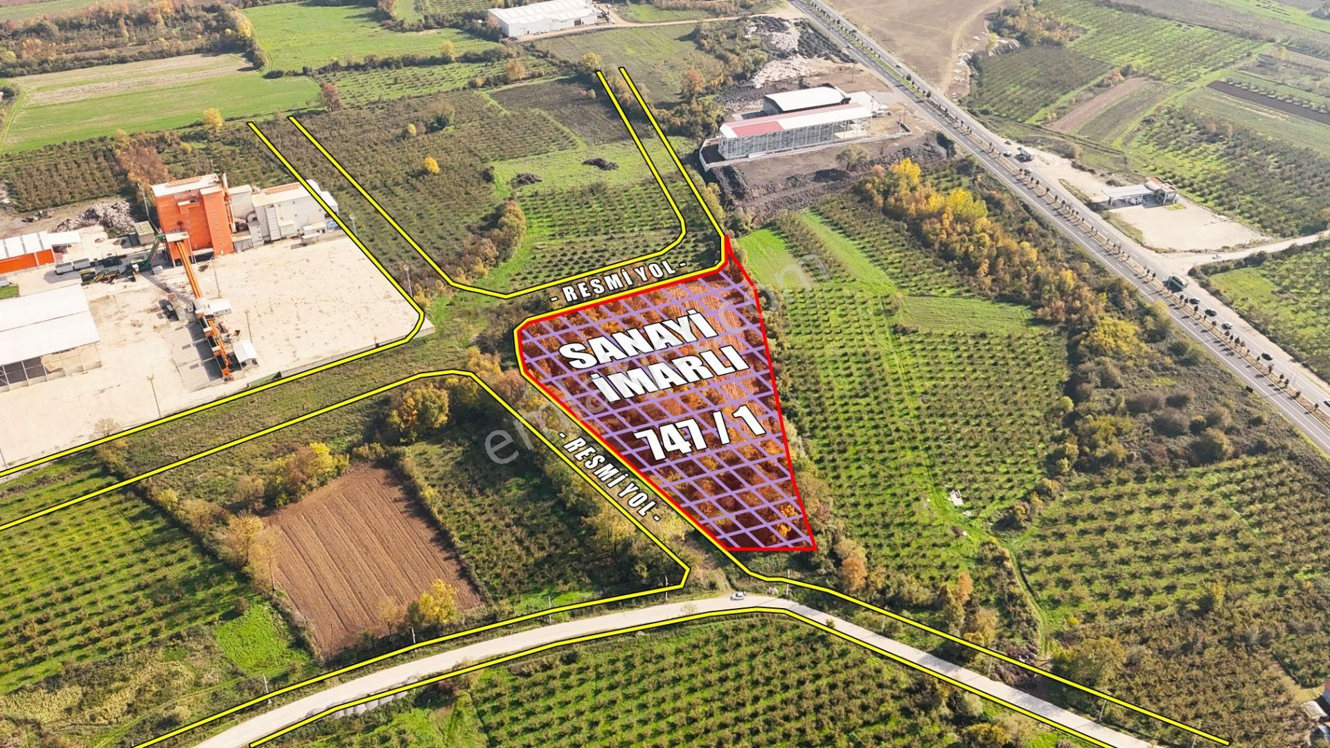 Gümüşova / Adaköy'de D100'e Yakın 11.906 M2 Sanayi Arasası - Görsel 3