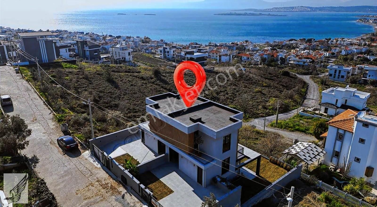 Seferihisar Akarca'da Full Deniz Manzaralı 3+1 Satılık Villa - Görsel 17