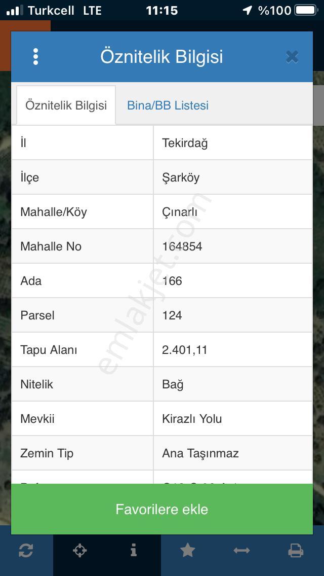 Şarköy De Işık Emlaktan Çınarlı Mah De 2400 M2 Kirazlık. - Görsel 20