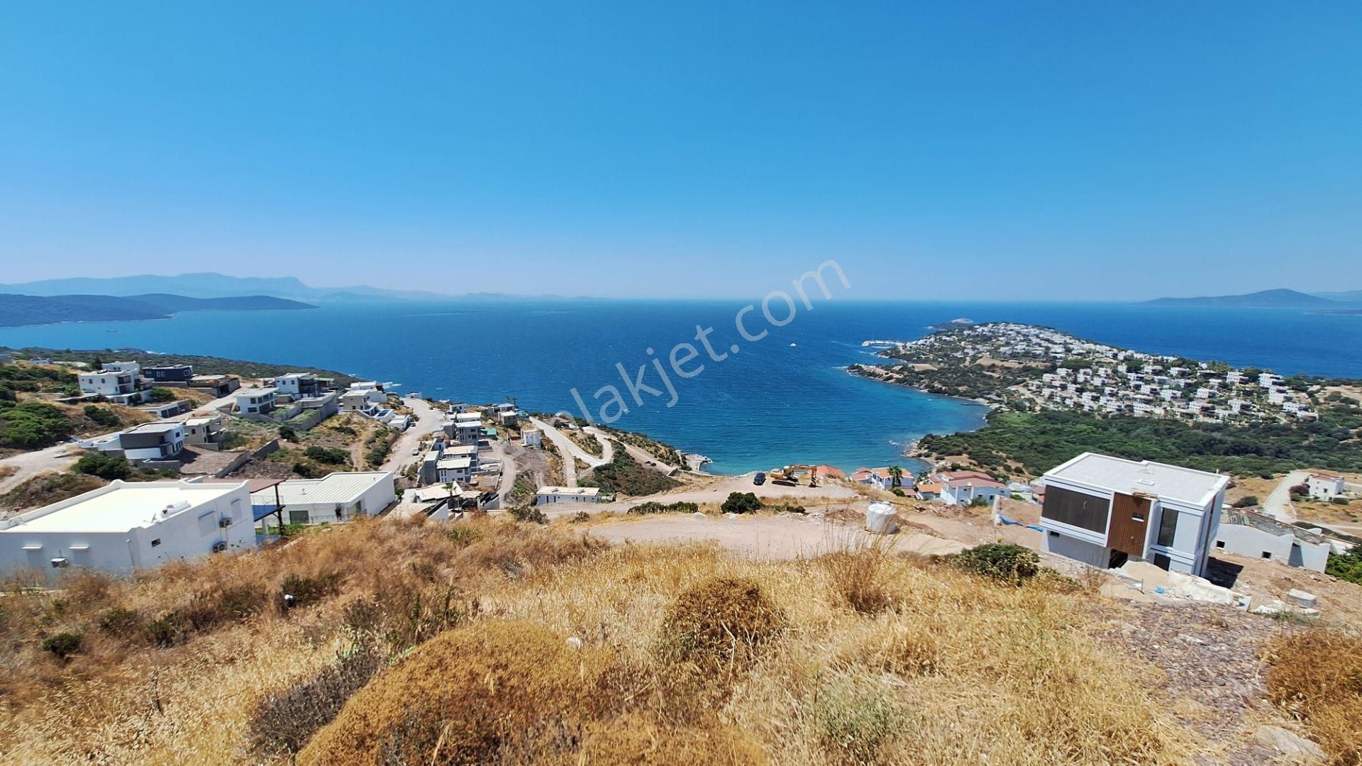 Muğla Bodrum Panoramik Deniz Manzaralı Satılık Arsa - Görsel 9