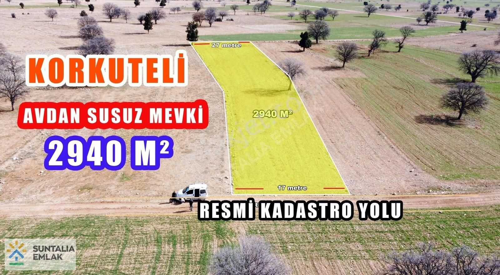 Resmi Yolu Mevcut 2940 M2 Su Hattı Önünde Tek Tapu Tarla - Görsel 6