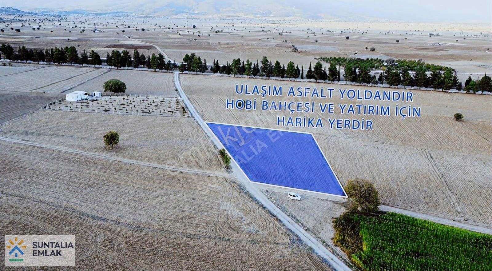 Çomaklının En Güzel Arsası 2282 M2 Köşebaşı Şebeke Suyu Önünde - Görsel 5