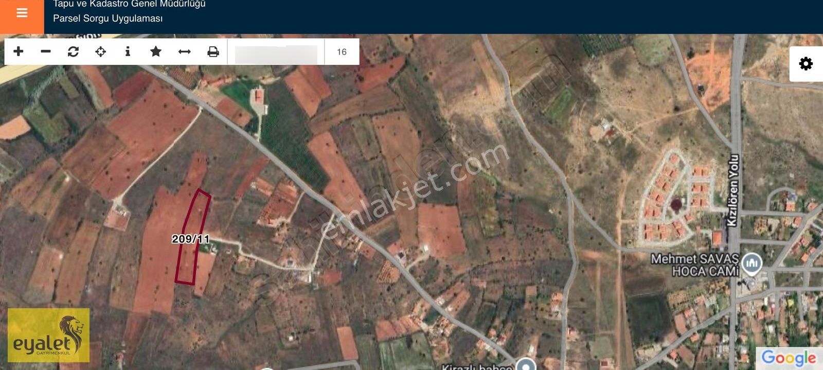 Meram Kızılören Bağlarda Elektrikli Çevrili 7.000 M² Tarla - Görsel 7