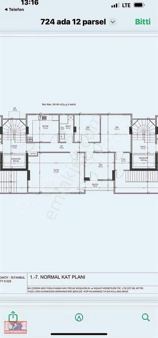Süleyman Yalçıner Hastanesi Yanı Satılık Lüks Daireler - Görsel 18