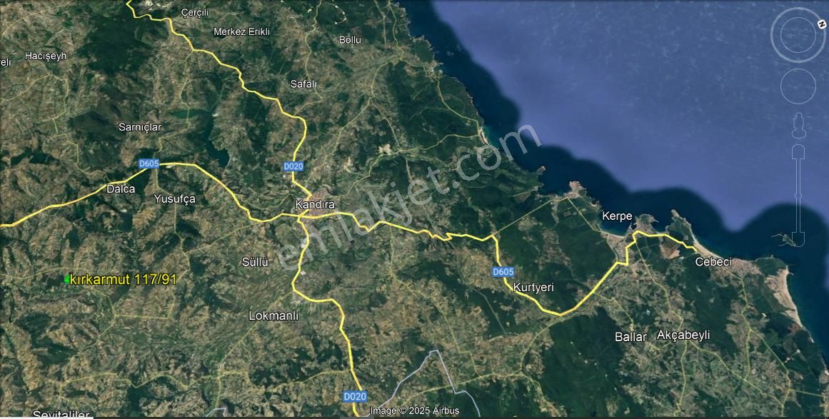Kocaeli Kandıra Kırkarmut'da Satılık Kutu Gibi Tarla - Görsel 9