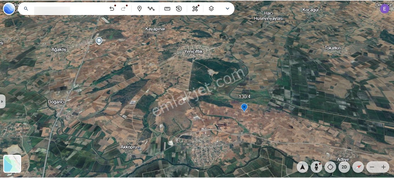 Çanakkale Biga Güleç Köyü'nde 2.359 M² Kadastral Yollu - Görsel 7