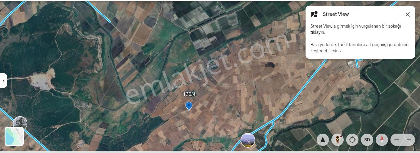 Çanakkale Biga Güleç Köyü'nde 2.359 M² Kadastral Yollu - Görsel 10