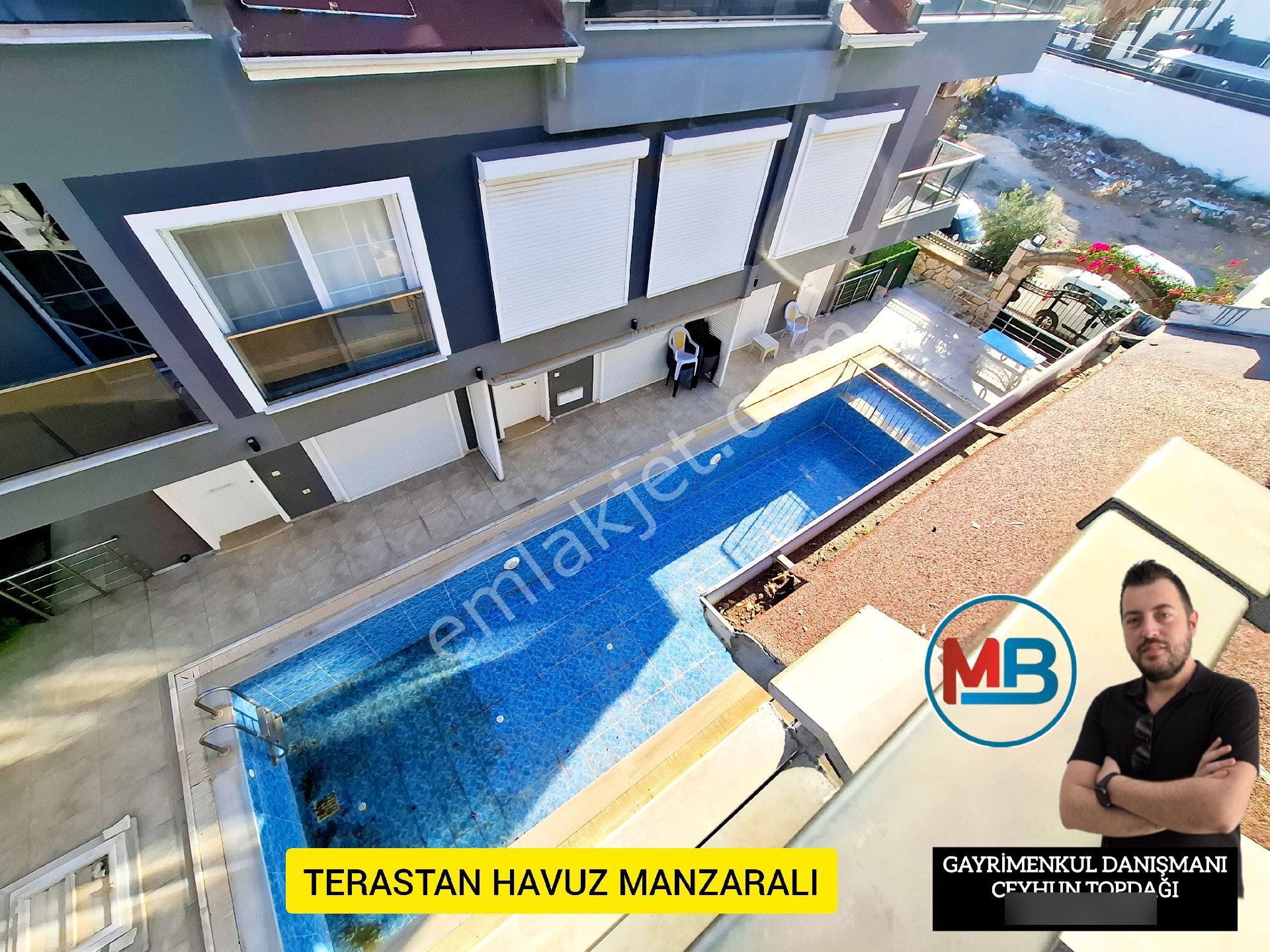 Didimde Satılık 3+1 Villa Havuzlu Bahçeli Ön Cephe Havuz Cepheli Müstakil Tripleks ! - Görsel 32