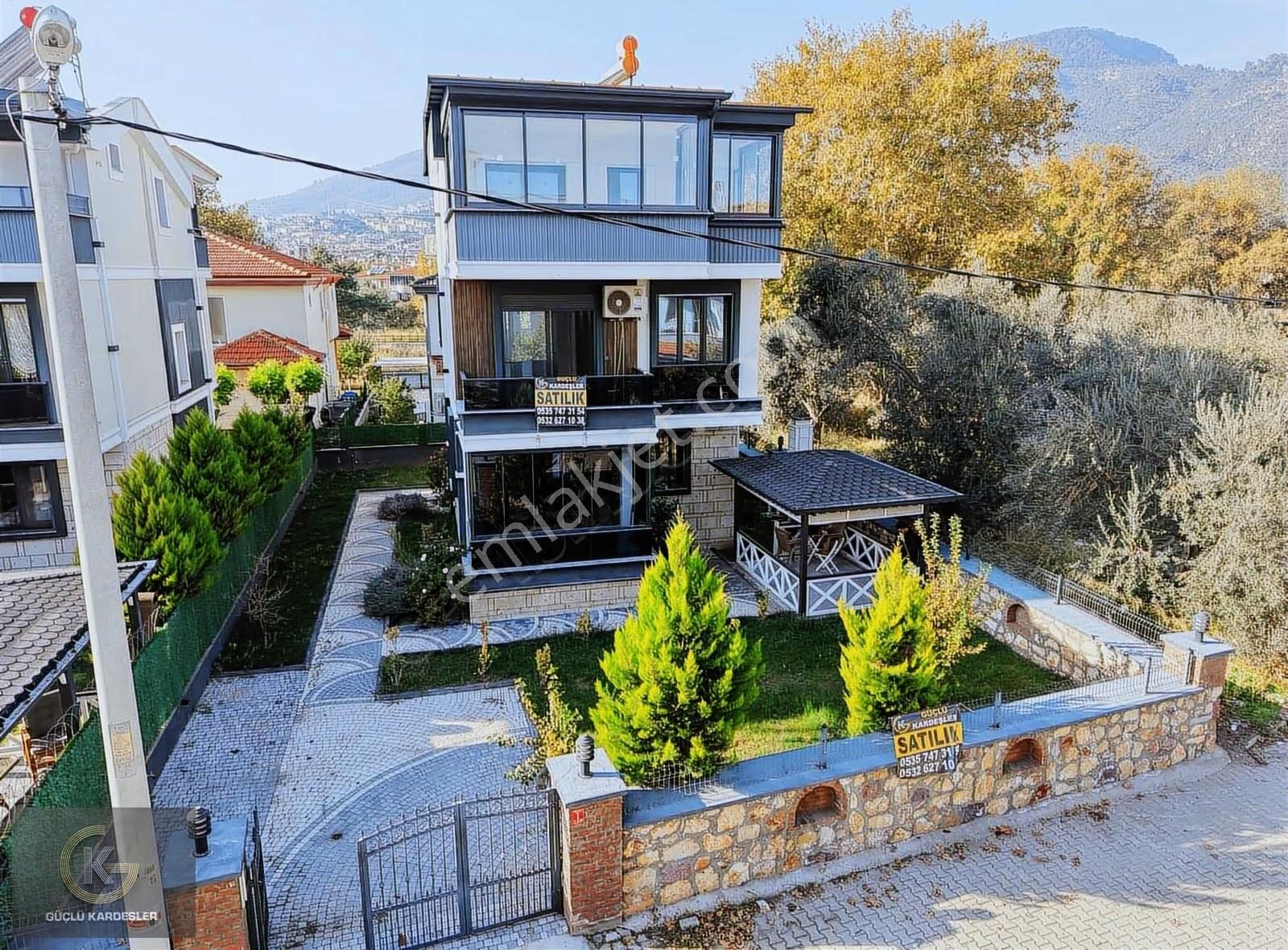 Güçlü Kardeşler Altınoluk Merkezde 4+1 Tam Müstakil Lüks Villa - Görsel 11