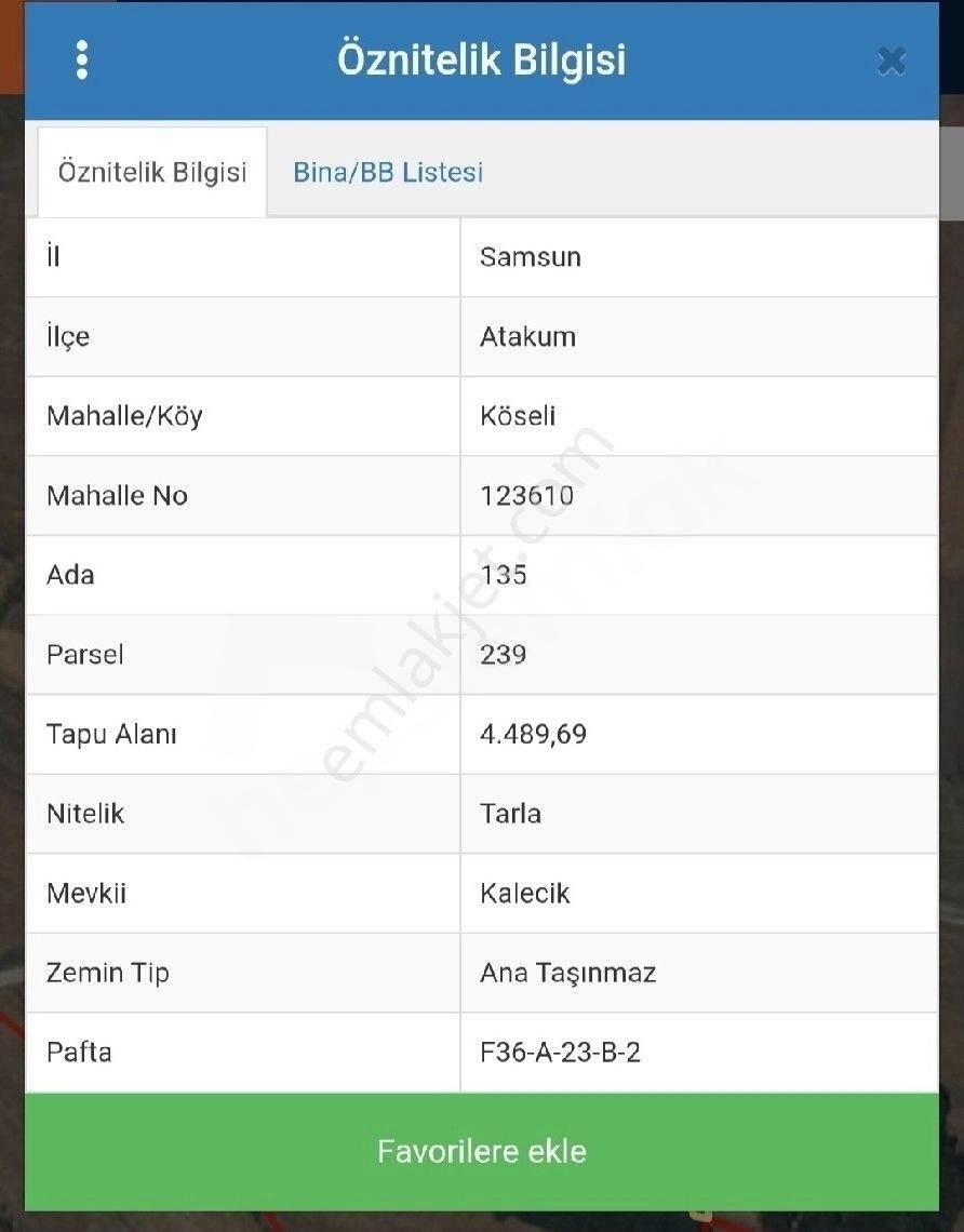 Salur Gayrimenkul Den Kösellide Satılık Tarla - Görsel 2