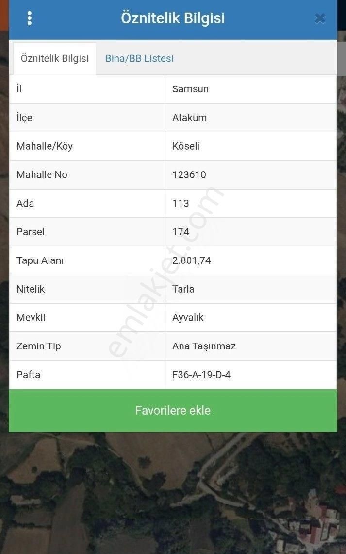 Salur Gayrimenkul Den Kösellide Satılık Tarla - Görsel 2