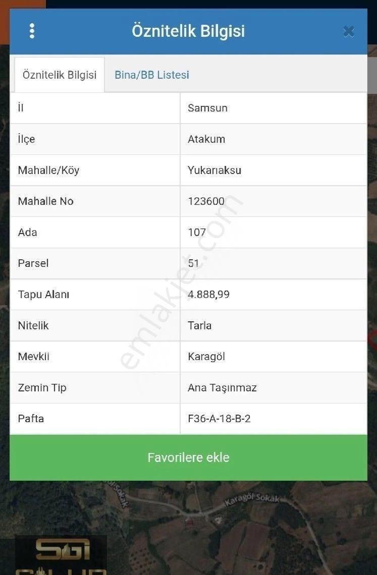 Salur Gayrimenkul Den Yukarı Aksuda Satılık Tarla - Görsel 2