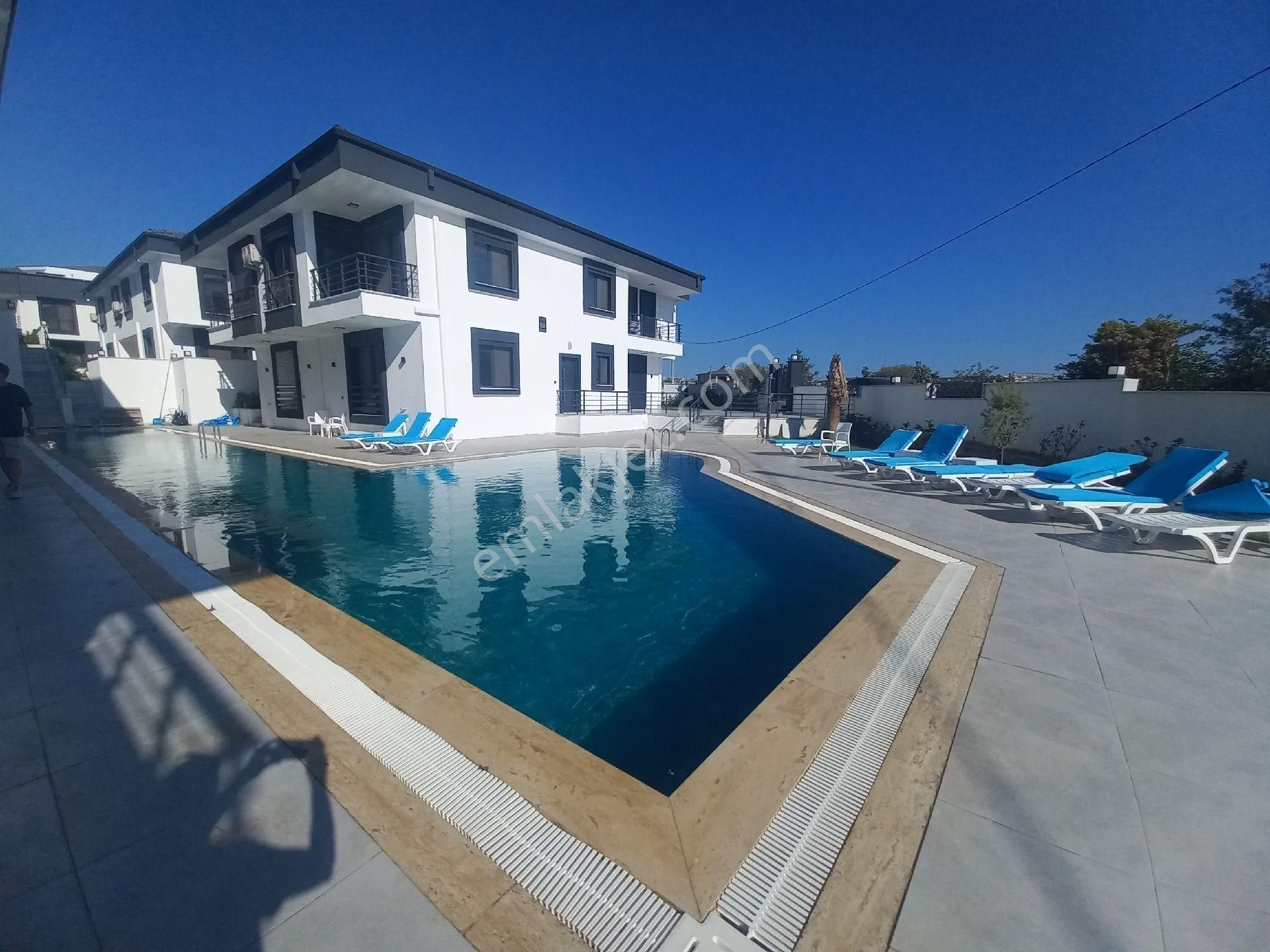 Didim Hisar Mah Havuzlu Sitede Satılık 3+1 Cepheli Villa - Görsel 8