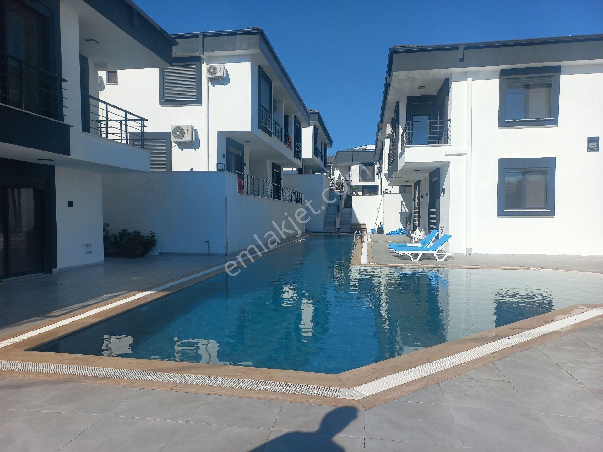 Didim Hisar Mah Havuzlu Sitede Satılık 3+1 Cepheli Villa - Görsel 5