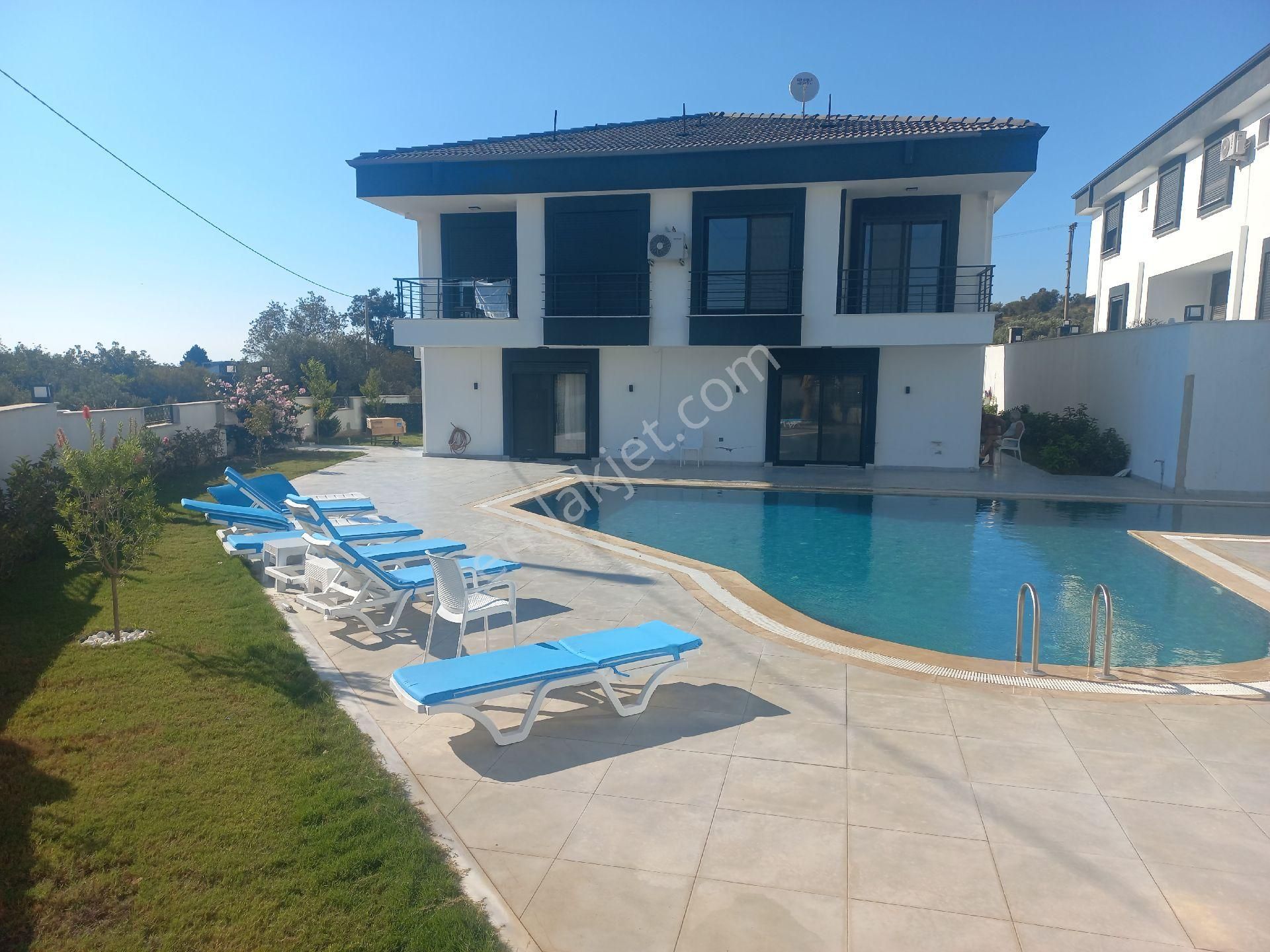 Didim Hisar Mah Havuzlu Sitede Satılık 3+1 Cepheli Villa - Görsel 3