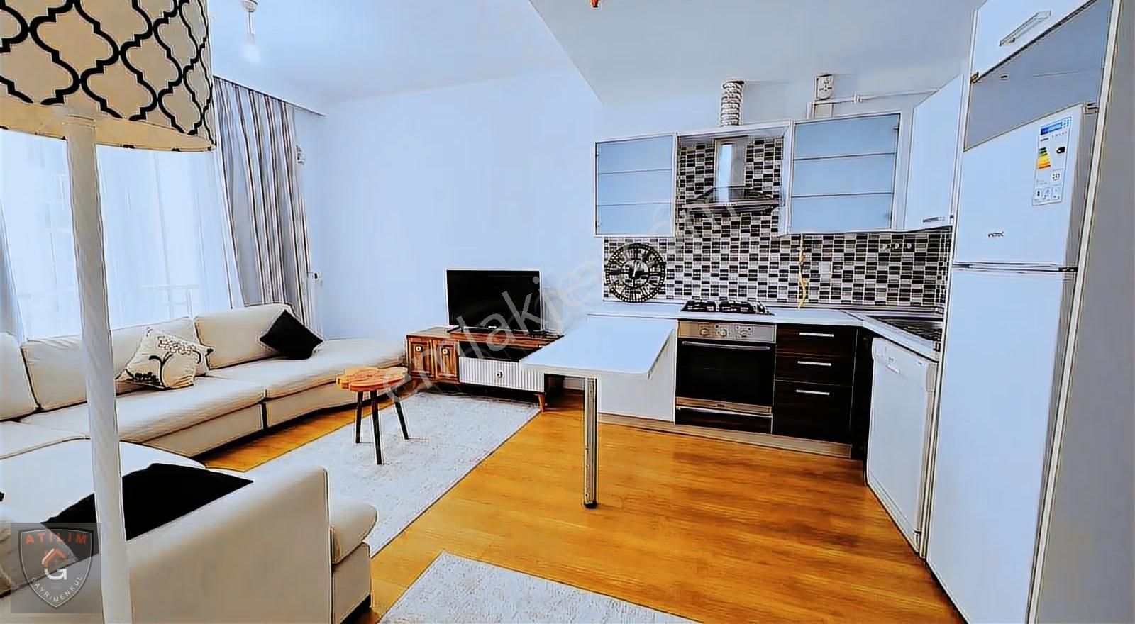 İnnovia 2'de Çarşı Blok Eşyalı Kiralık 1+1 Daire - Görsel 16