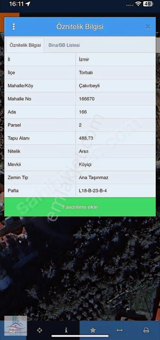 Çakırbeyli'de 2 Cepheli 2 Kat İmarlı Satılık Arsa - Görsel 2