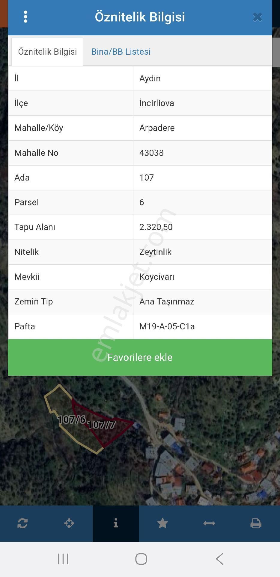 Aydın İncirliova Arpadere'de 4.024 M2 Köydibi Uygun Zeytinlik. Açıklamayı Okuyarak Arayınız. - Görsel 4