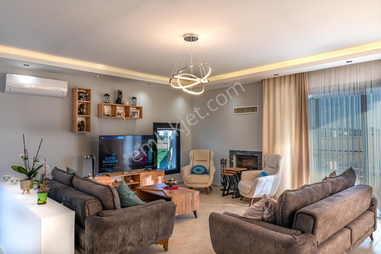 Girne Boğaz Bölgesinde 3+1 Bağımsız Villa - Site İçerisinde - Full Eşyalı - Türk Koçanlı £330.000 - Görsel 2