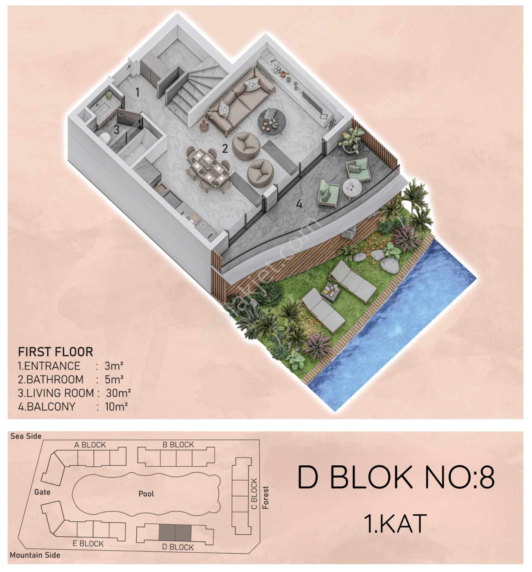 Orman Ve Havuz Manzaralı 2+1 Lüks Dubleks | The Marıs Lagoon - Görsel 33