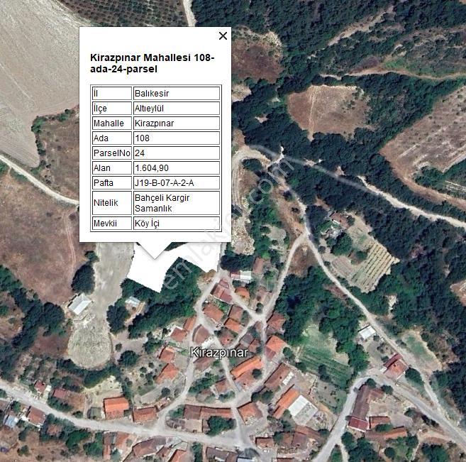 C21 Bal'dan Altıeylül Kirazpınar Köyünde Satılık Arsa - Görsel 13