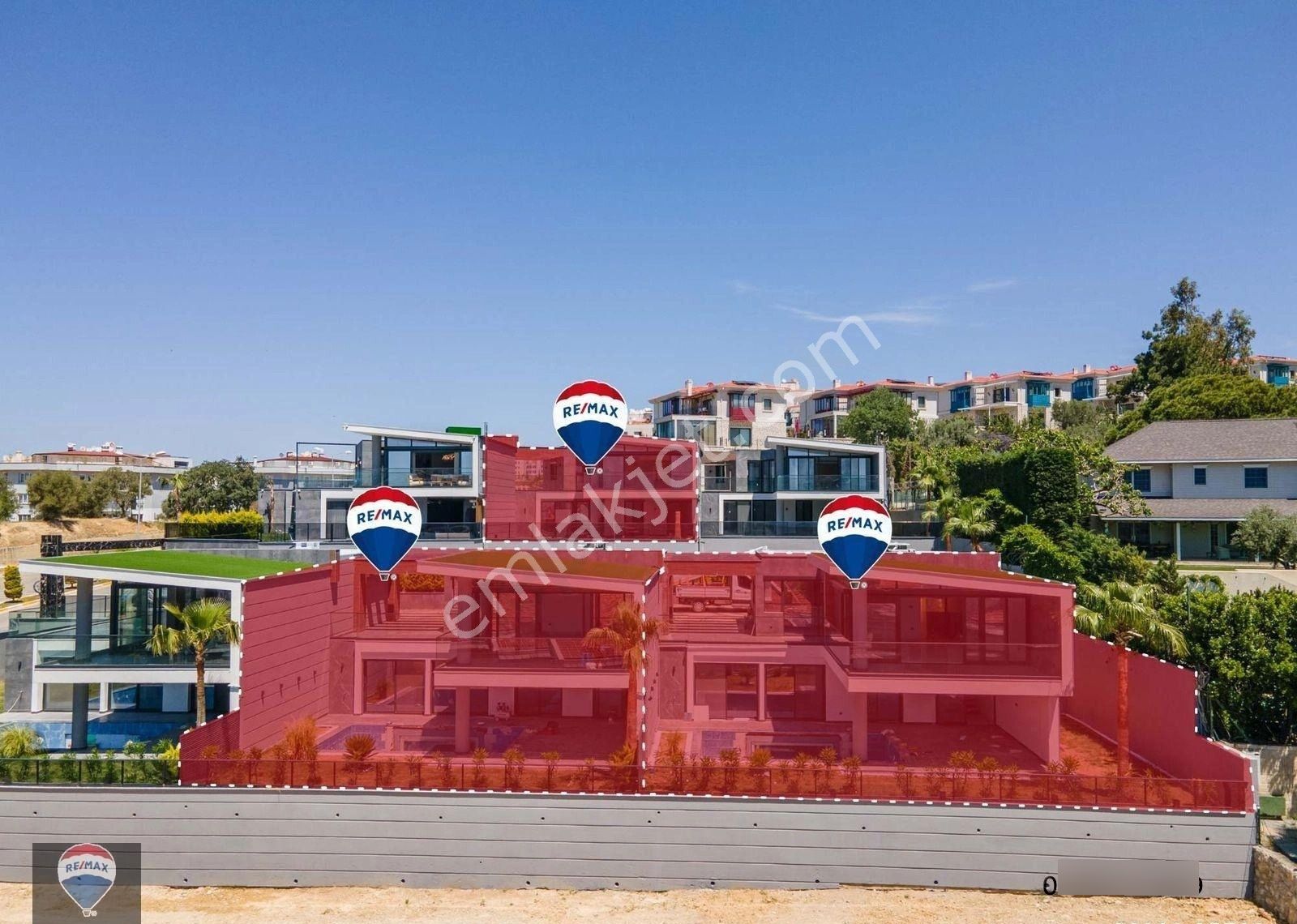 Kuşadası Marinada Deniz Manzaralı Özel Havuzlu Yeni Yapım Lüks Villalar - Görsel 9