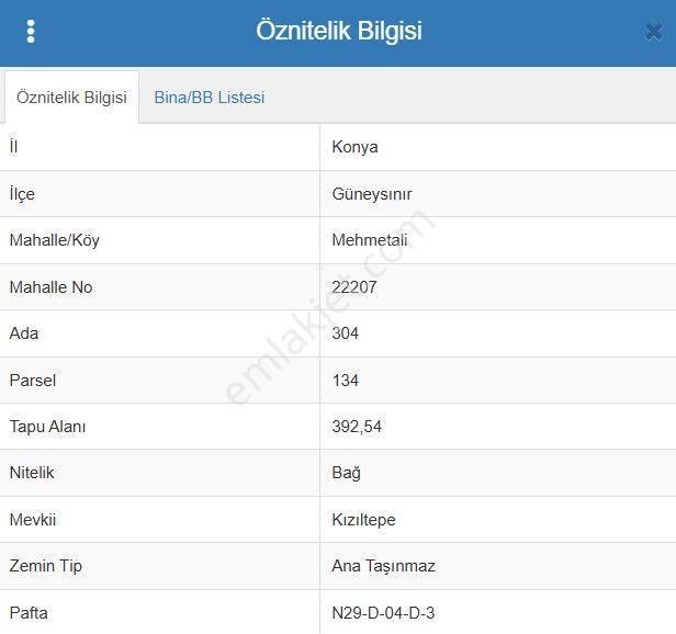 Konya Güneysınır Mehmetali Köyü’nde 392 M² Bağ Satılıktır - Görsel 10