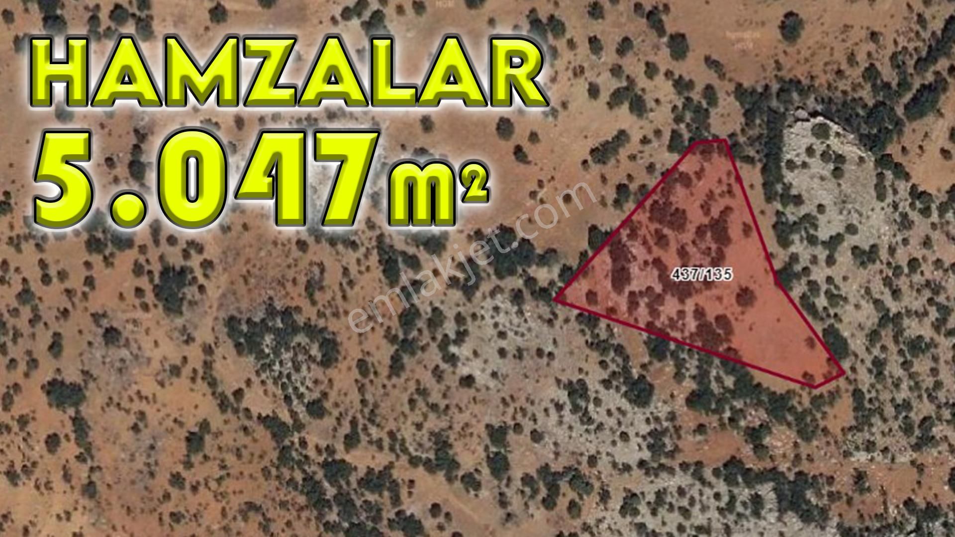 Konya Bozkır Hamzalar Köyünde 5.047 M2 Bağ Satılıktır. - Görsel 8