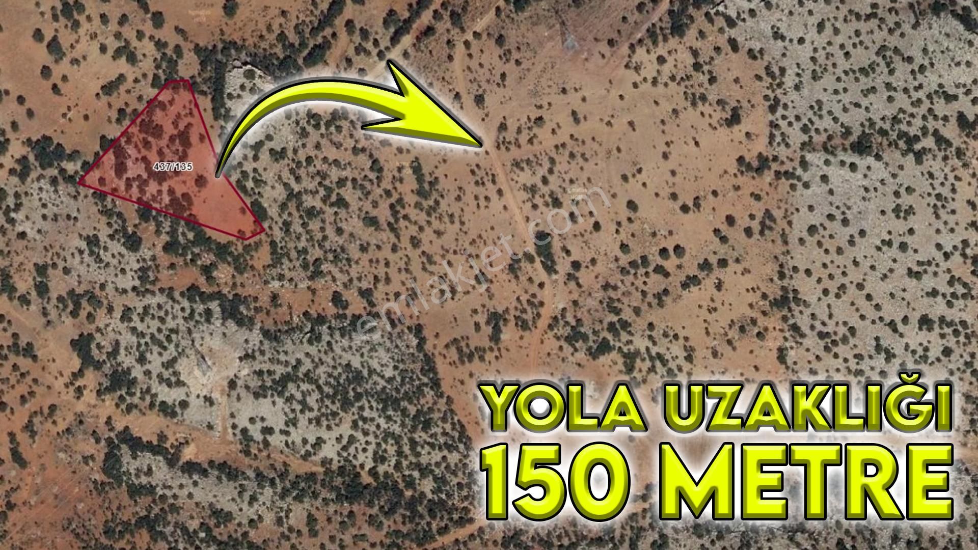 Konya Bozkır Hamzalar Köyünde 5.047 M2 Bağ Satılıktır. - Görsel 4