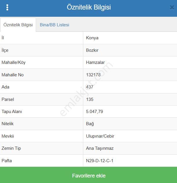 Konya Bozkır Hamzalar Köyünde 5.047 M2 Bağ Satılıktır. - Görsel 19