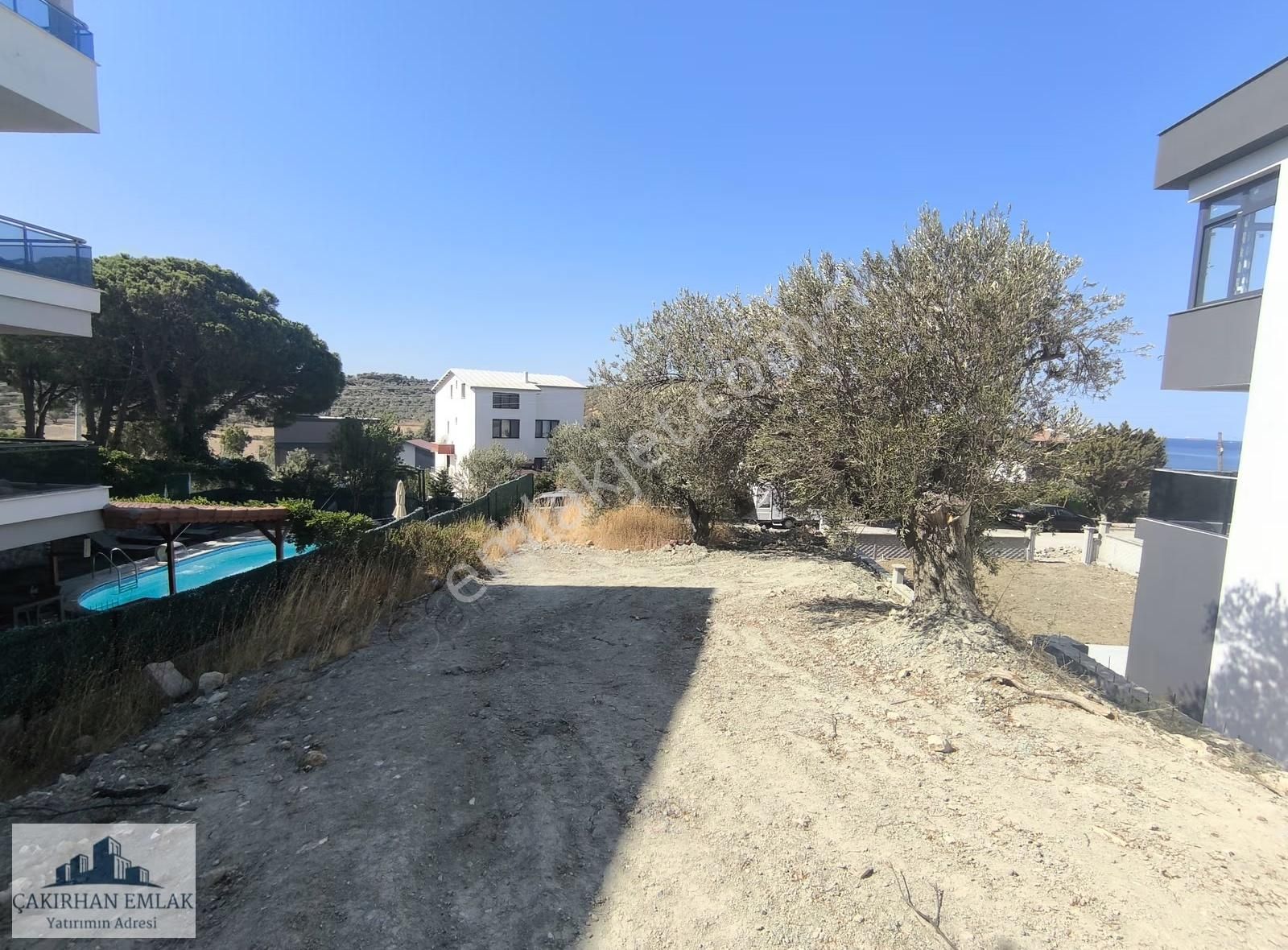 Deniz Manzaralı Şakran Demirkent Mevki İmarlı Satılık Arsa - Görsel 8