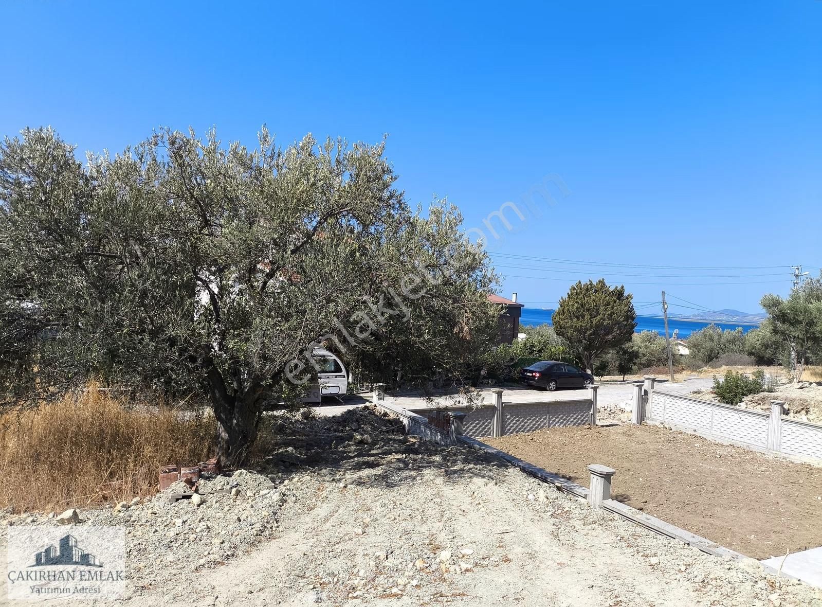 Deniz Manzaralı Şakran Demirkent Mevki İmarlı Satılık Arsa - Görsel 3