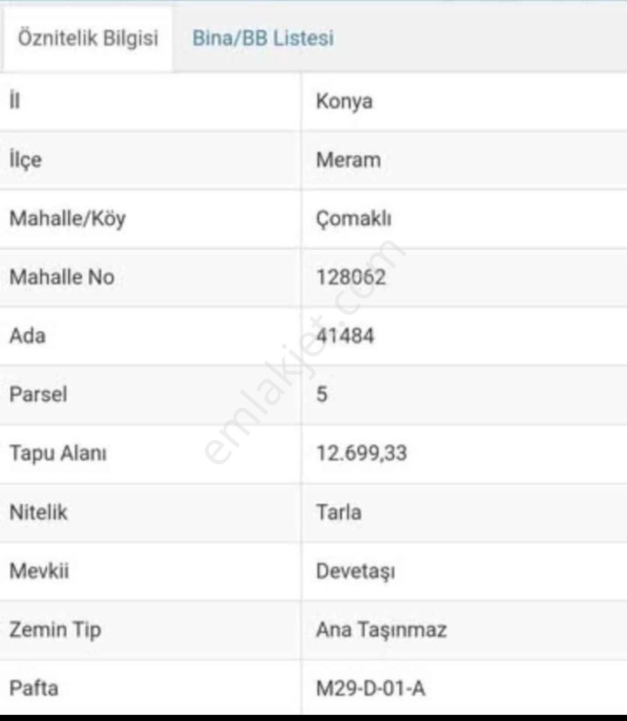 Meram Çomaklı'da 32.150 M² Müstakil Tarla Yatırıma,alsata,uygungundur - Görsel 2