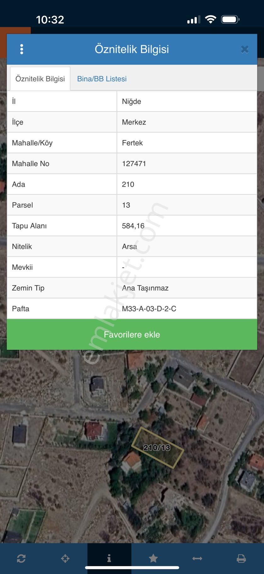 Niğde Fertek Satılık Arsa - Görsel 2