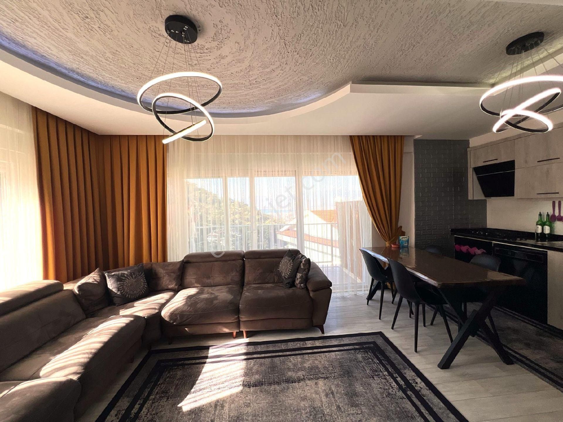 Fethiye Taşyaka Da Deniz Manzaralı 4+1 Satılık Daire - Görsel 5