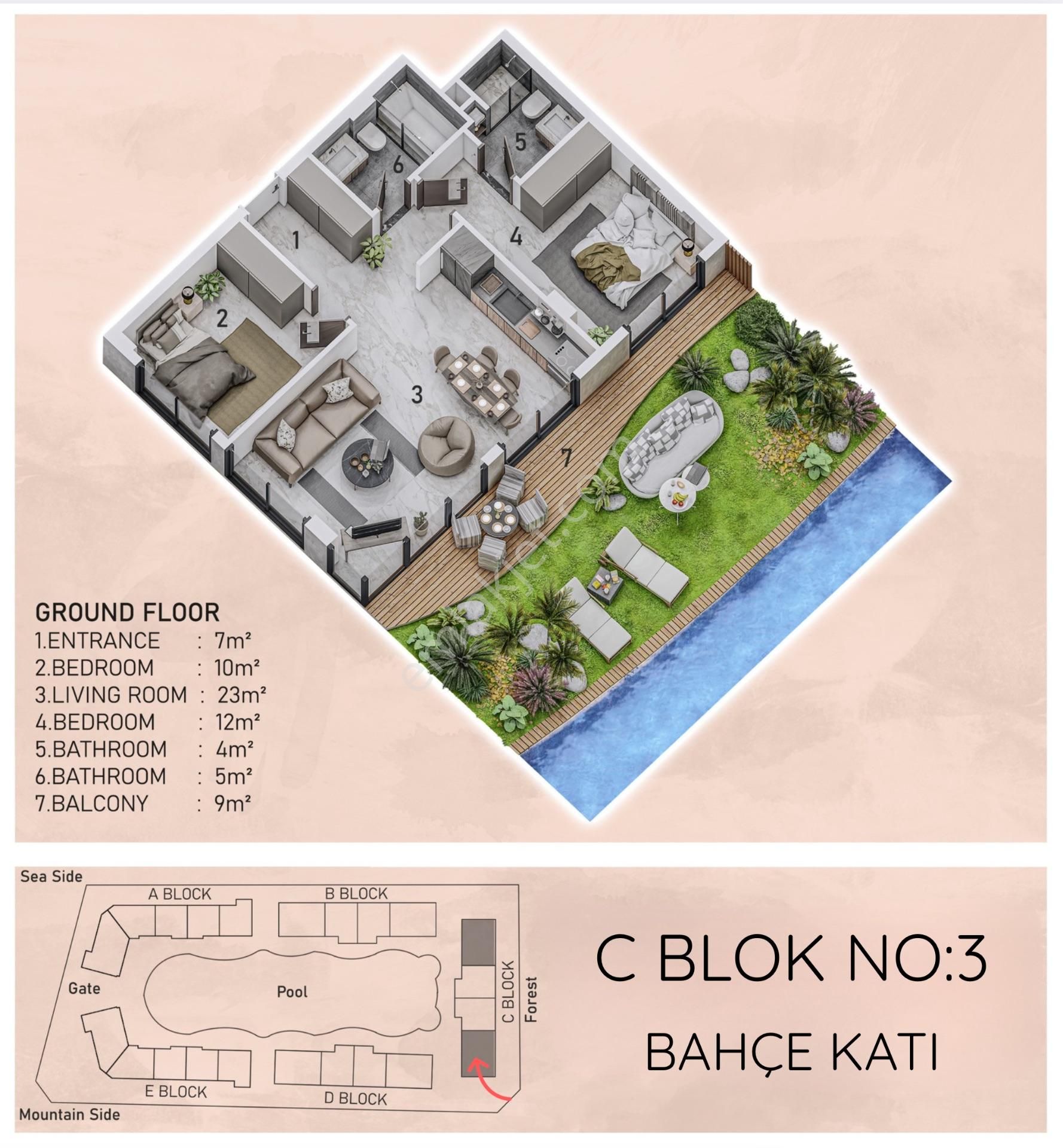 Özel Bahçeli & Havuz Girişli | Villa Konforunda Sıfır 2+1 | Nadir - Görsel 29
