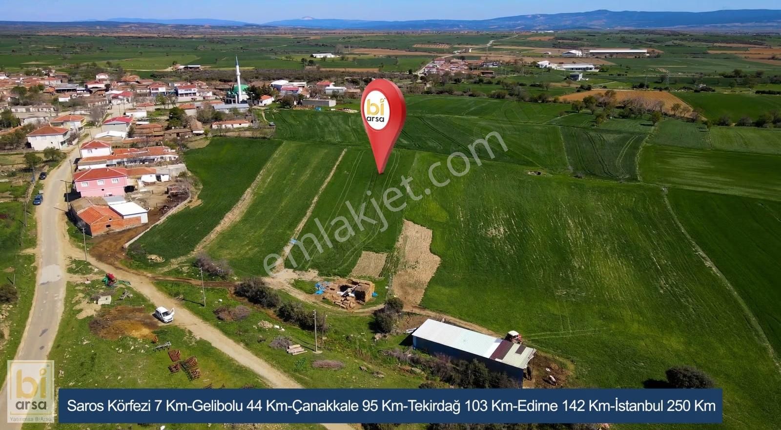 Gelibolu Saroz Körfezi Manzaralı 14 Villa Projeli İmarlı 4.669m² - Görsel 5