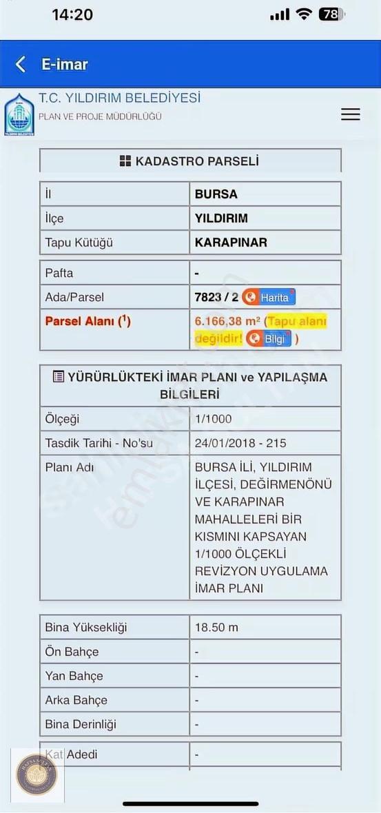 Karapınar Mh Satılık Arsa Toplam 472m2 Detay Açıklama Da - Görsel 3
