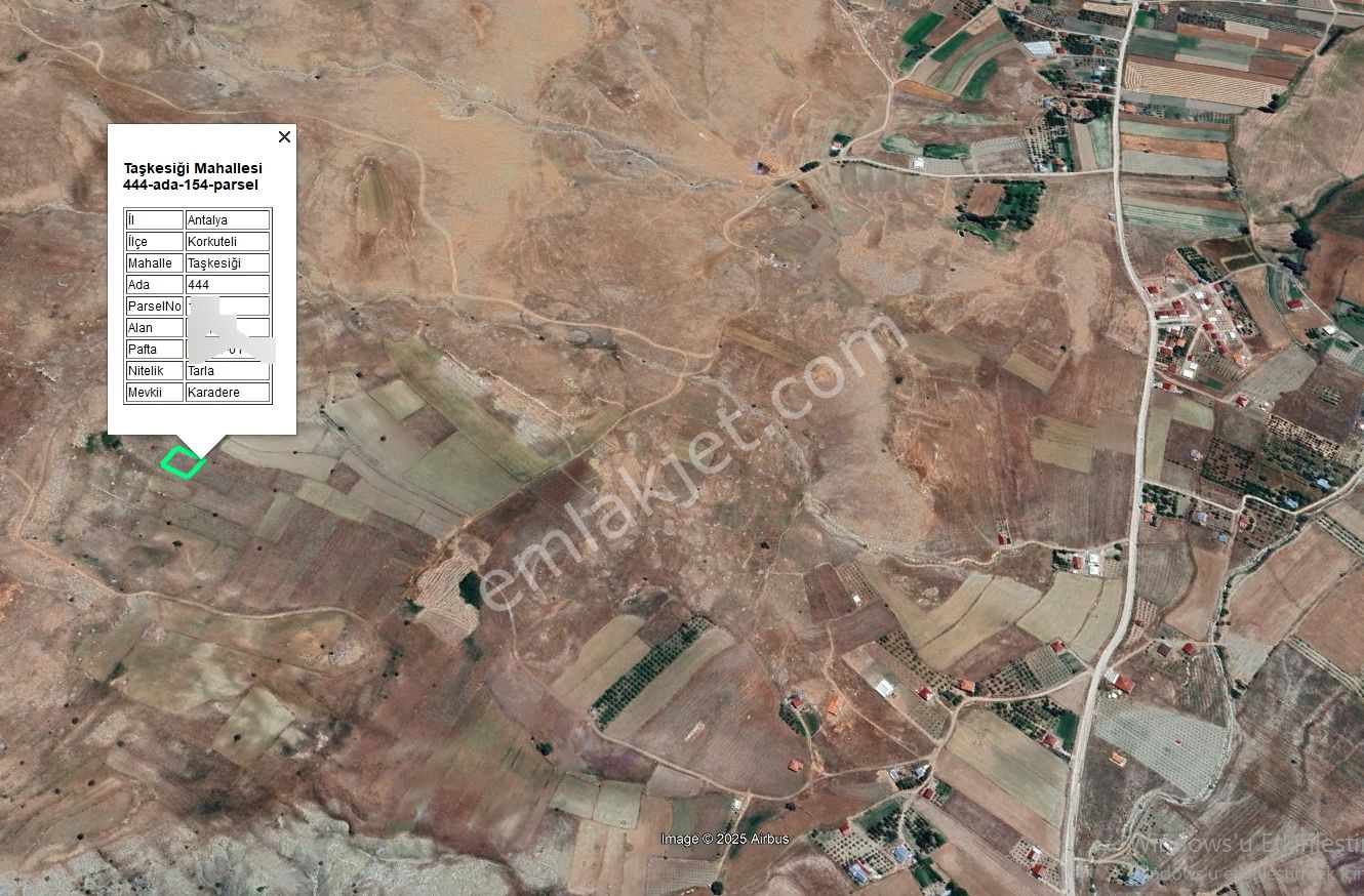 Antalya Taşkesiği Müstakil Tapulu