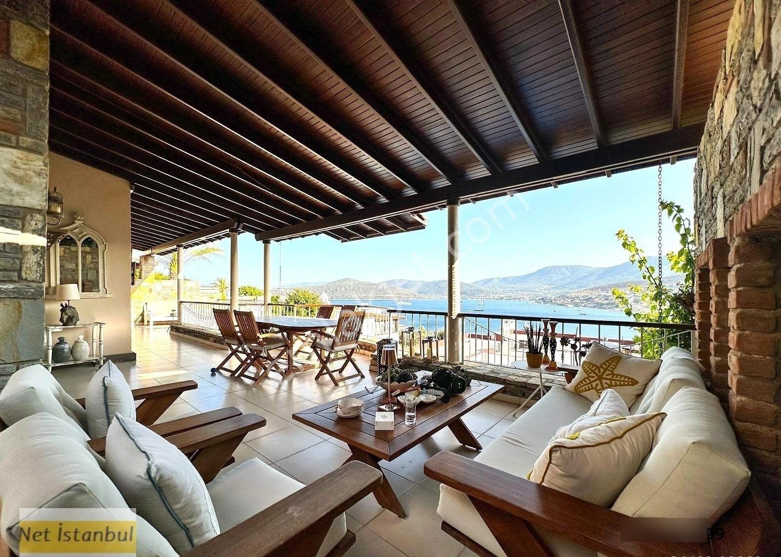 Bodrum Türkbükü Maçakızına Komşu Satılık Lüks Villa Özel İskeleli - Görsel 22