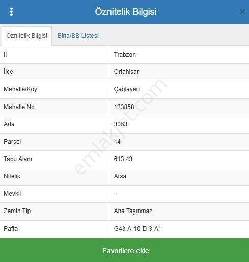 Trabzon Çağlayan'da Satılık Ticari İmarlı Arsa - Görsel 7