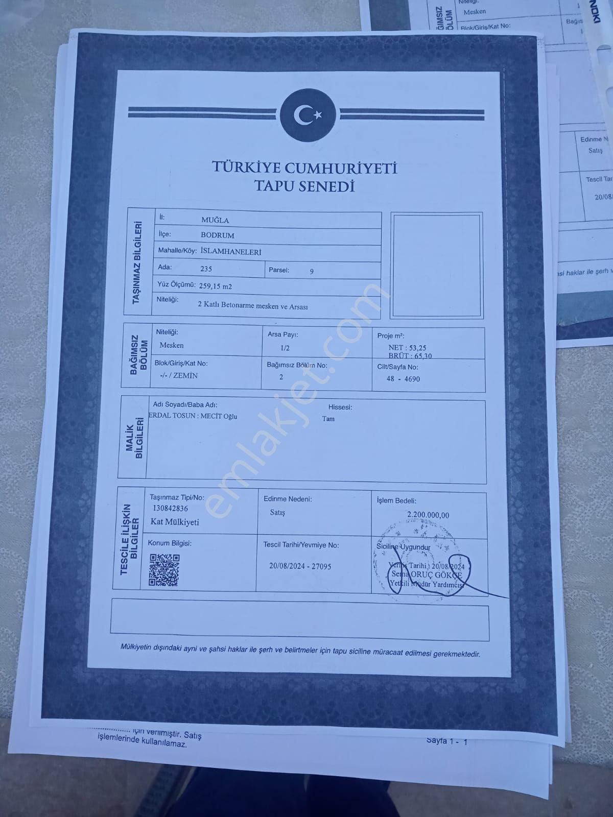 İslamhanerin'de Satılık 2+1 Üst Kat Daire - Görsel 16