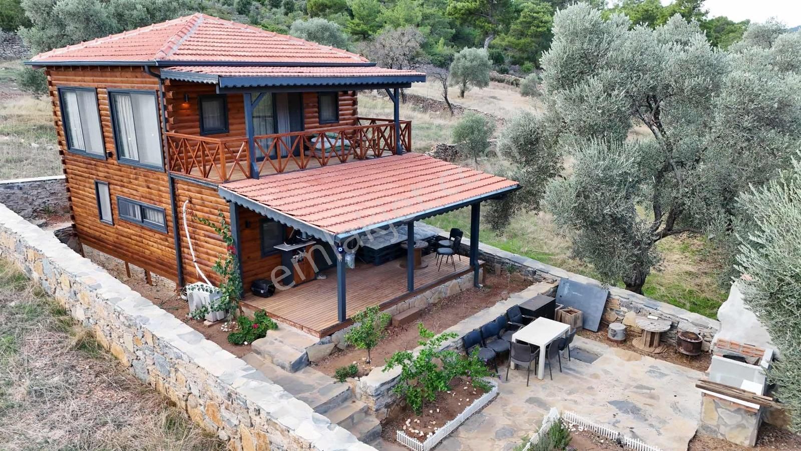 Doğa İçerisinde Denize Yürüme Mesafesinde Müstakil Ahşap Villa - Görsel 35