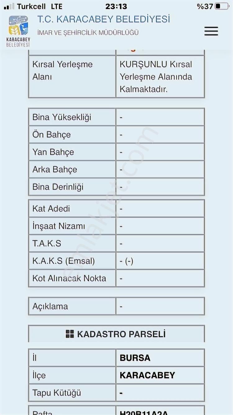 Kurşunlu Da Satılık Arsalar - Görsel 8