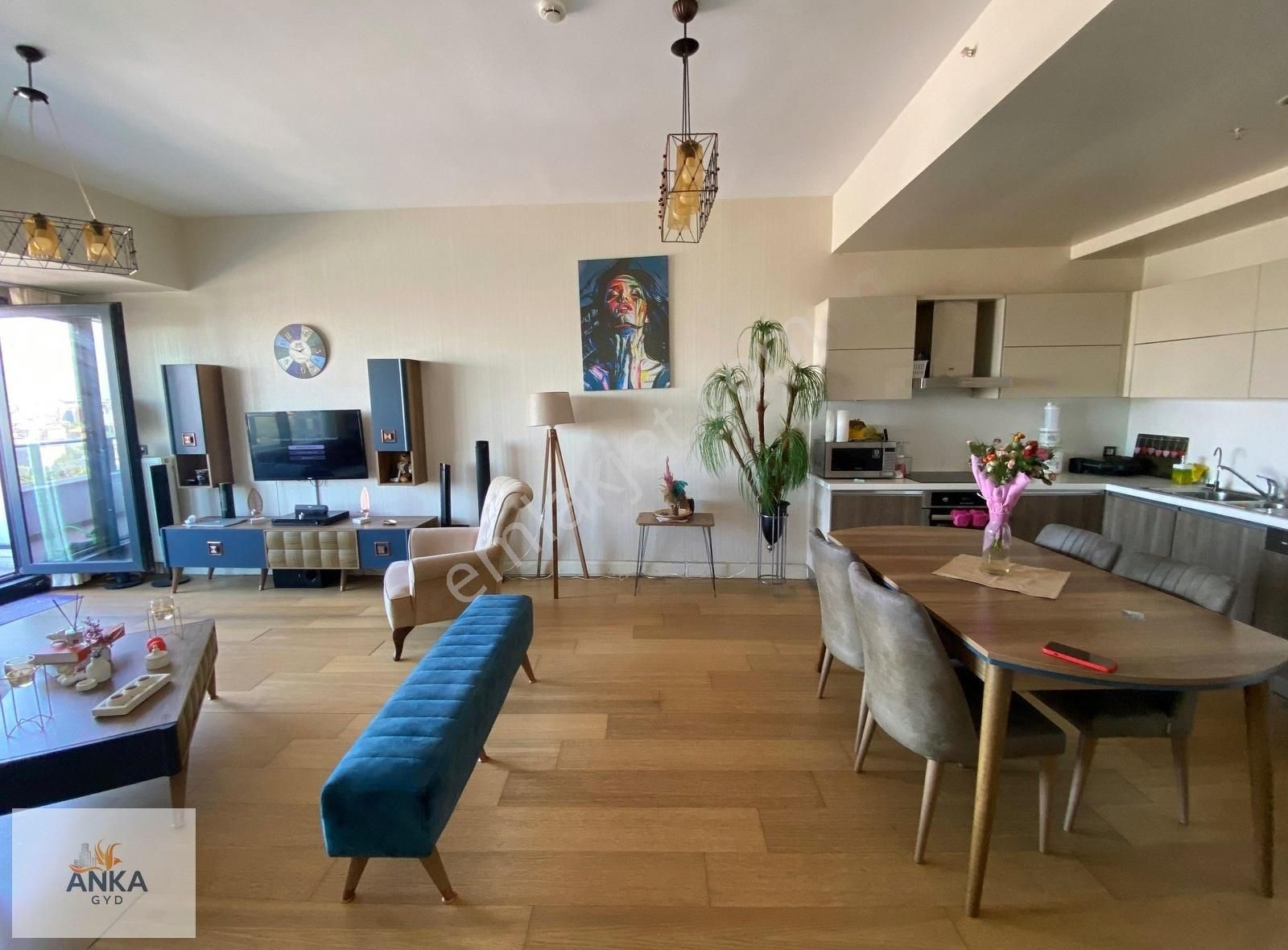 Venezia'da Şehir Mnz Balkonlu Eşyalı Satılık 3+1 Daire - Görsel 7